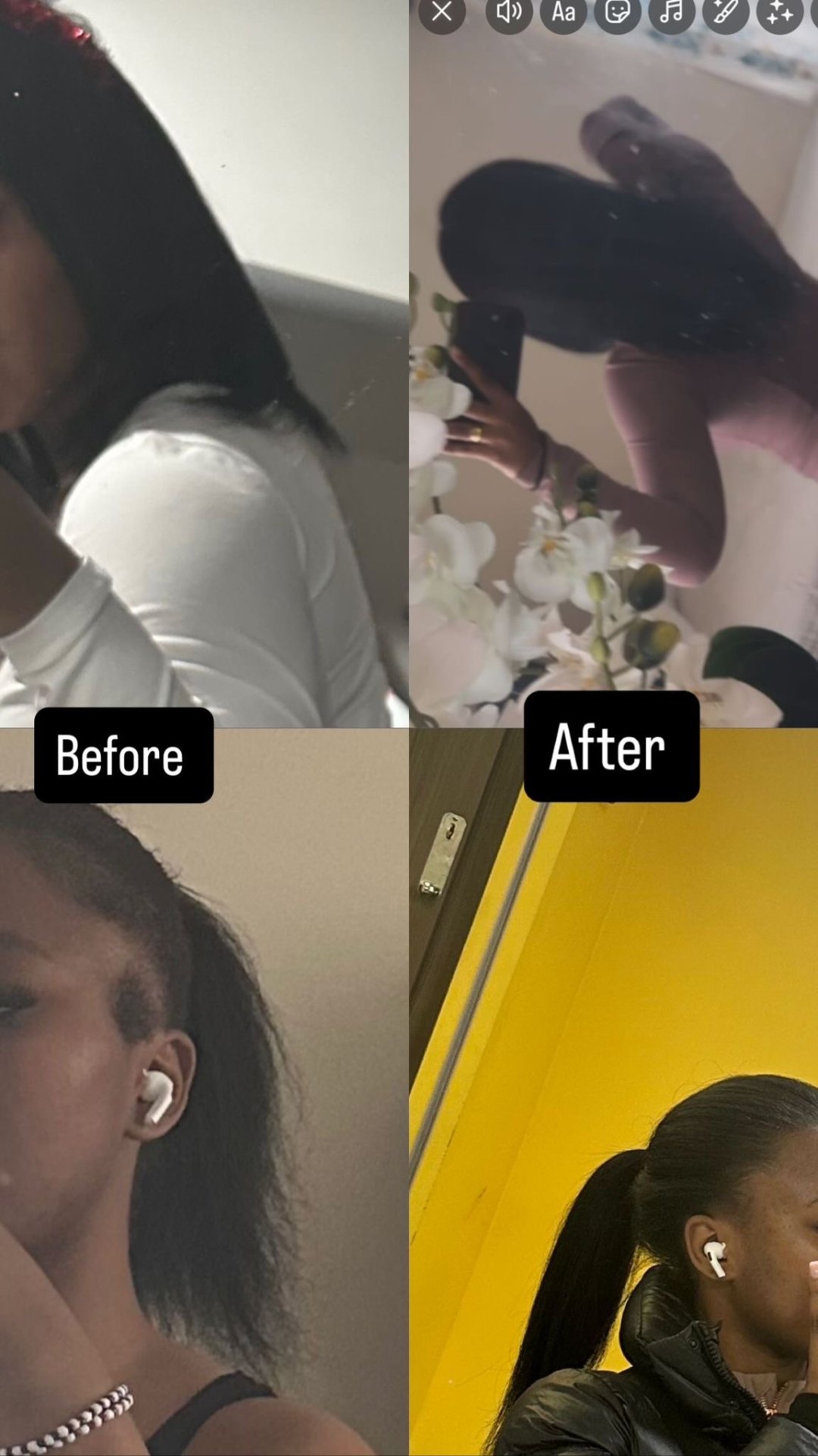 Before & after — edges